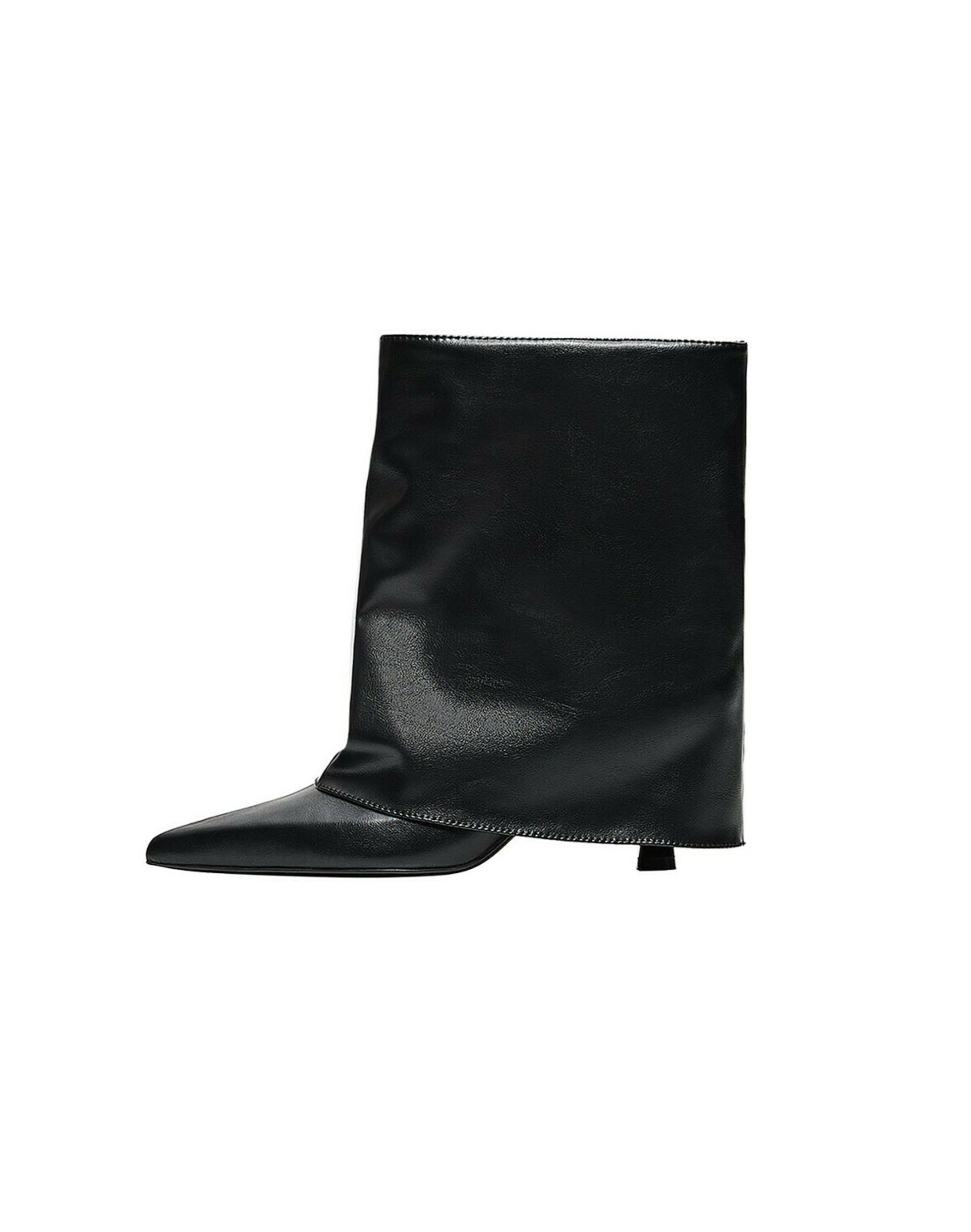 Bottines Bershka en noir : devant