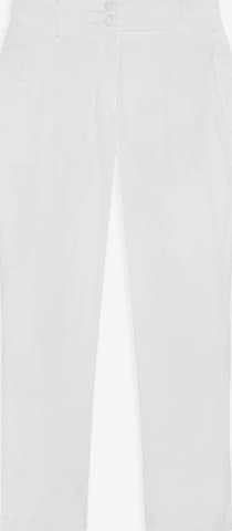 Coupe slim Pantalon Fiorella Rubino en blanc : devant