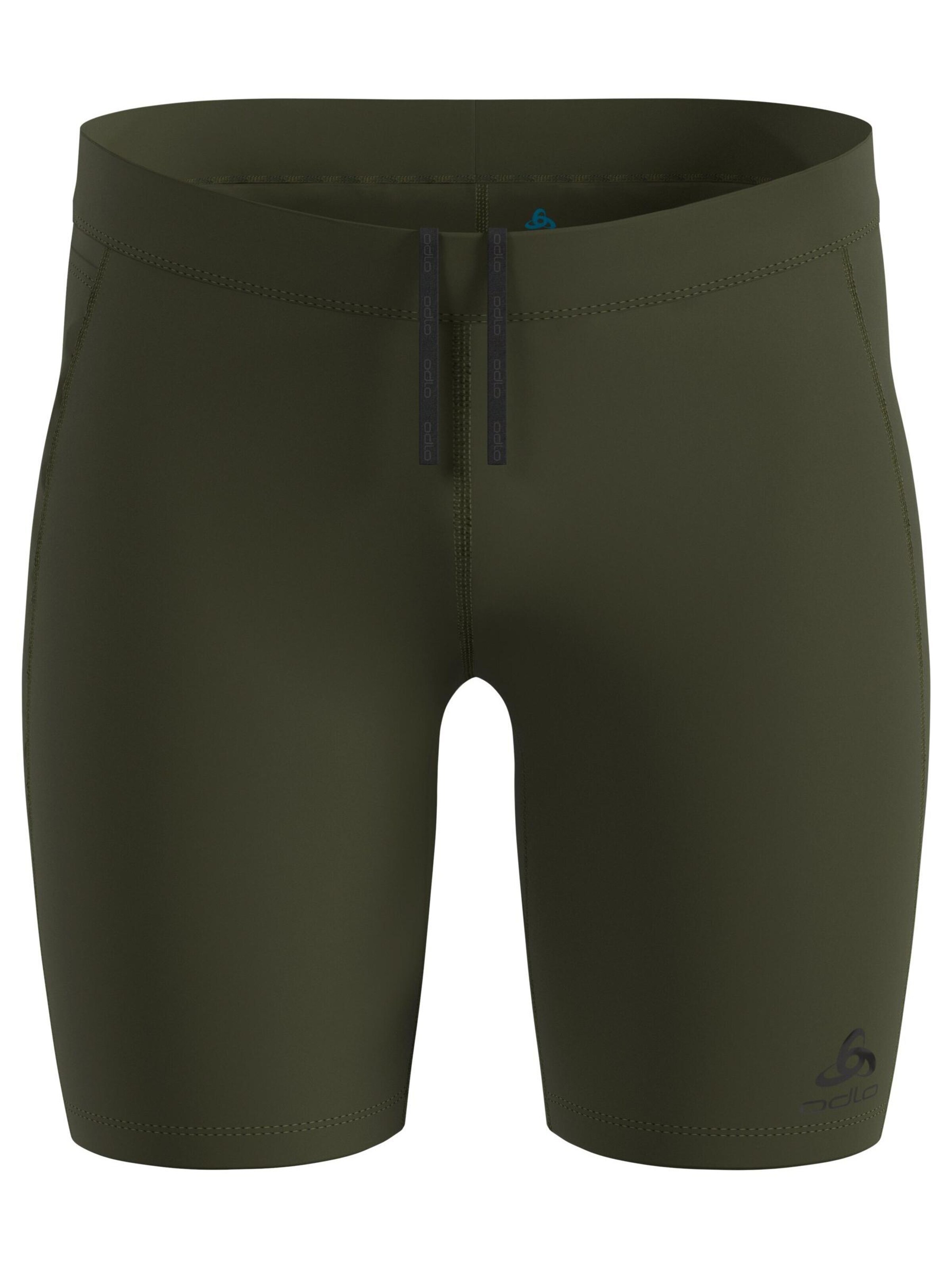 ODLO Workout Pants 'ESSENTIAL' in M/Slim in Olive, Item view