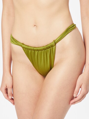 Hunkemöller Bikini nadrágok 'Palm' - zöld: elől