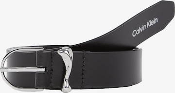 Ceinture Calvin Klein en noir : devant