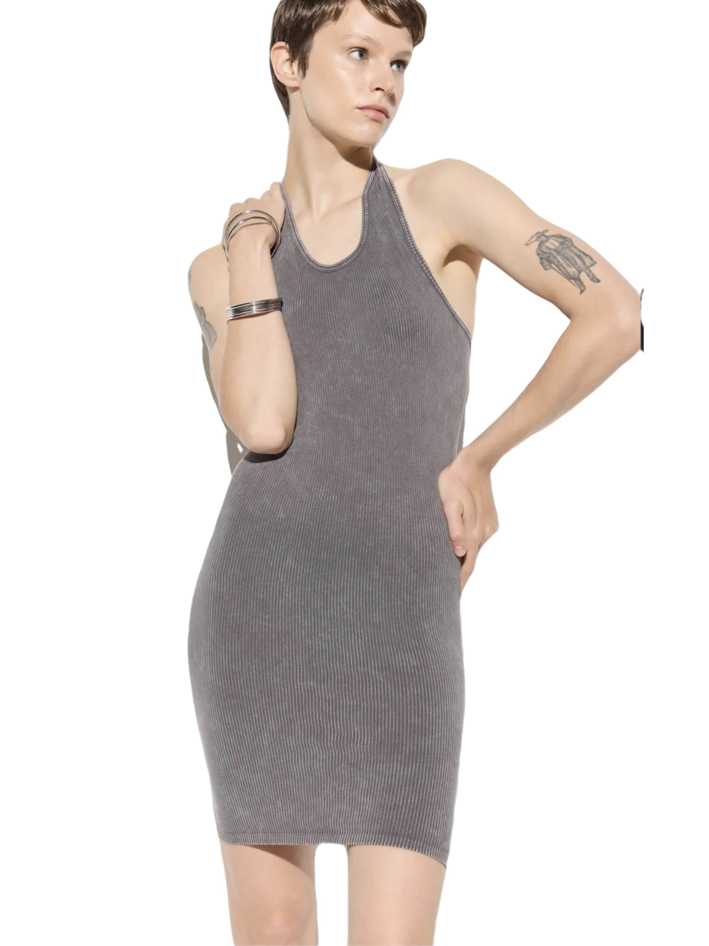 No Matter What Dress in Grey