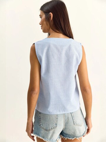 Bianco Lucci Blouse in Blue