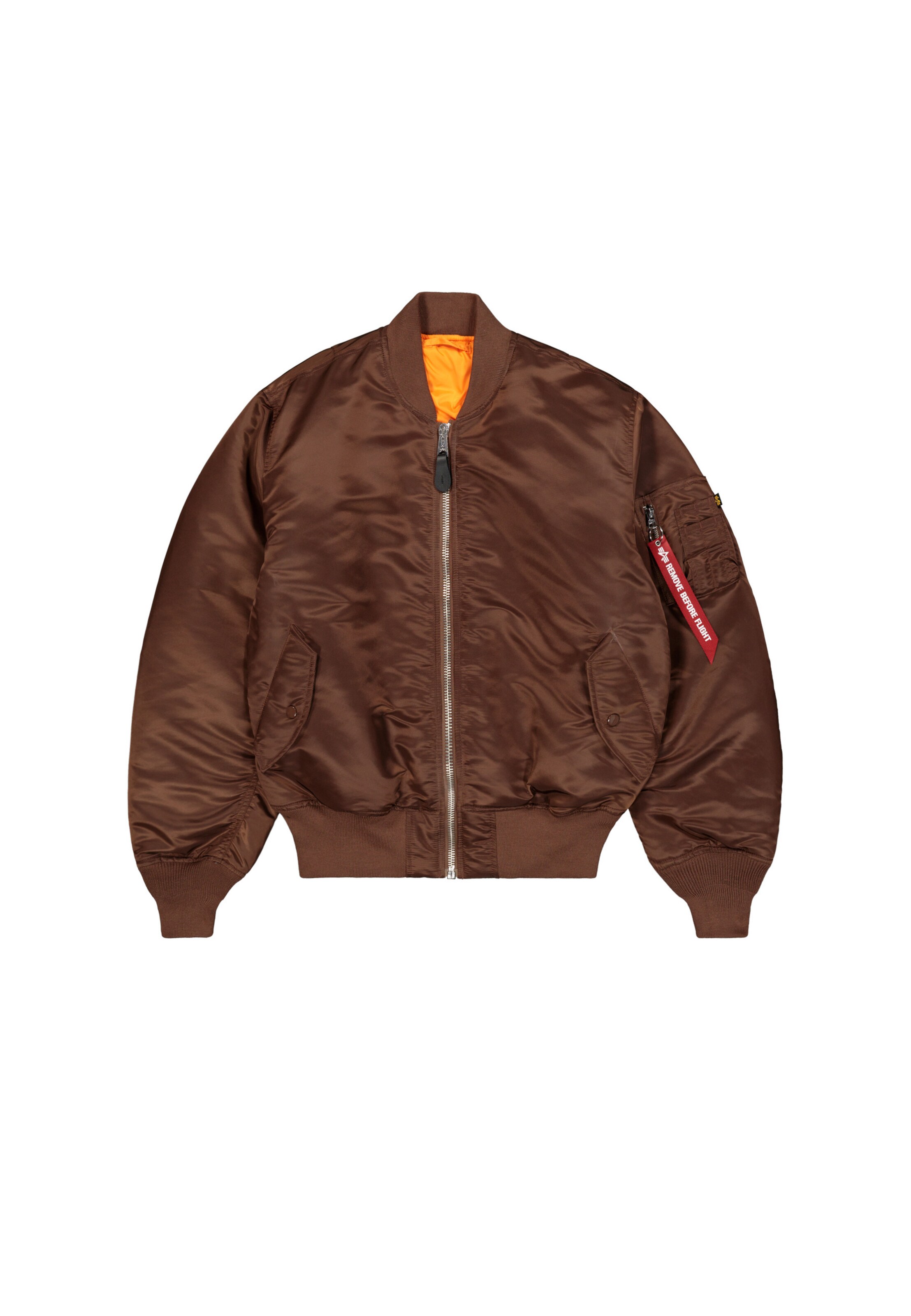 Veste mi-saison 'MA-1 Heritage' ALPHA INDUSTRIES en marron : devant