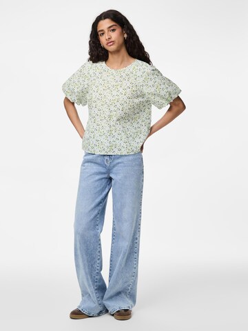 Camicia da donna 'PCFRONA' di PIECES in verde