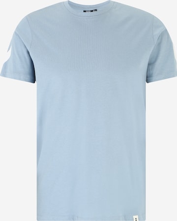 T-Shirt fonctionnel Hummel en bleu : devant