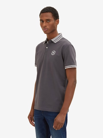 TOM TAILOR Poloshirt in Grau: predná strana