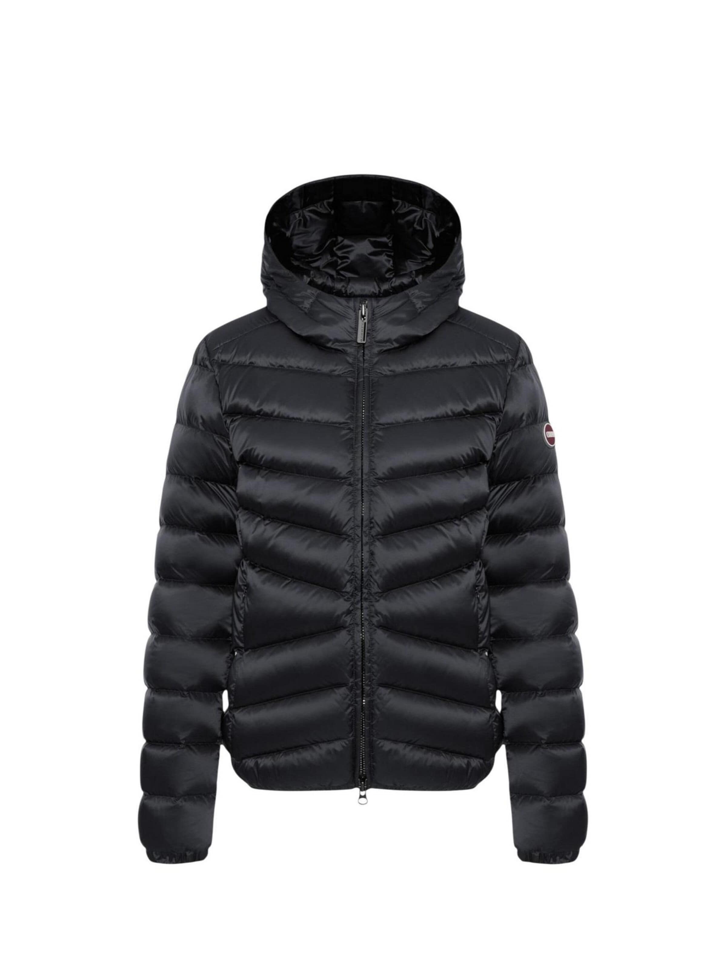 Colmar Winterjas 'Quilted jacket with hood 22000019' in Zwart