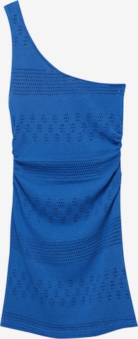 Pull&Bear Knit dress in Blue: front