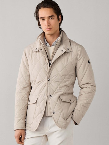 Veste mi-saison Hackett London en beige : devant