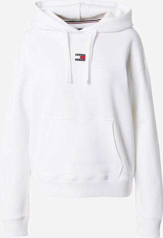 Tommy Jeans Sweatshirt in White: front