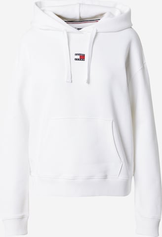 Tommy Jeans Sweatshirt in Weiß: predná strana