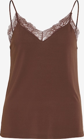 VILA Top 'VIMATTI' in Bruin: voorkant