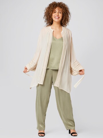 Kimono 'Pernilla' Guido Maria Kretschmer Curvy en beige