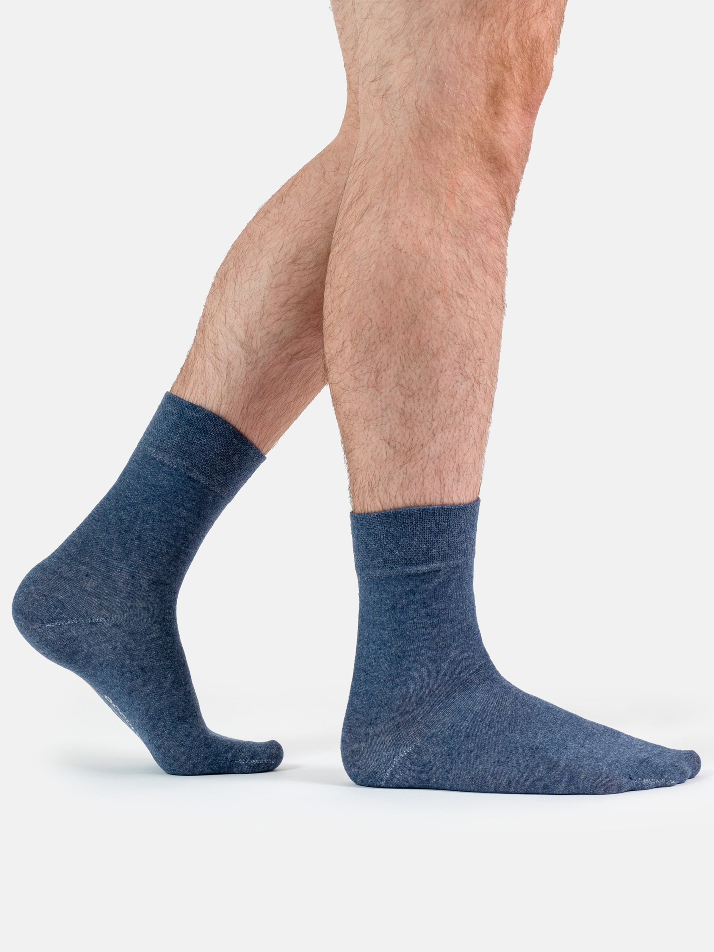 Occulto Socks 'Diabetiker Goetz' in Blue: front