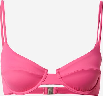 Invisible Hauts de bikini 'Ike' EDITED en rose : devant