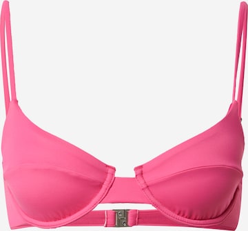 EDITED - Clásico Top de bikini 'Ike' en rosa: frente