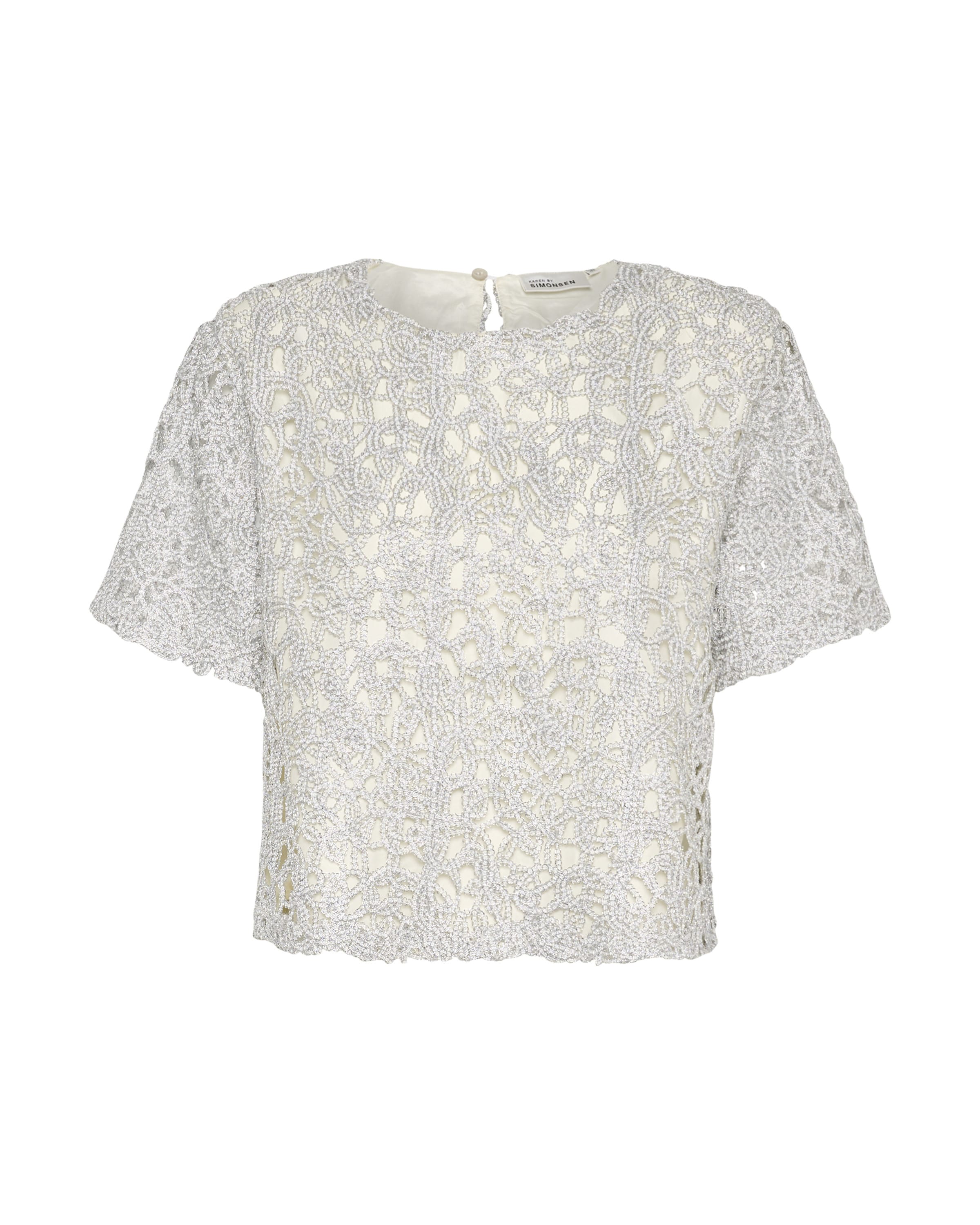 KAREN BY SIMONSEN Overdel 'Undina' i sølv: forside