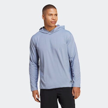 ADIDAS PERFORMANCE Athletic Sweatshirt 'Graphic ' in Blue: front