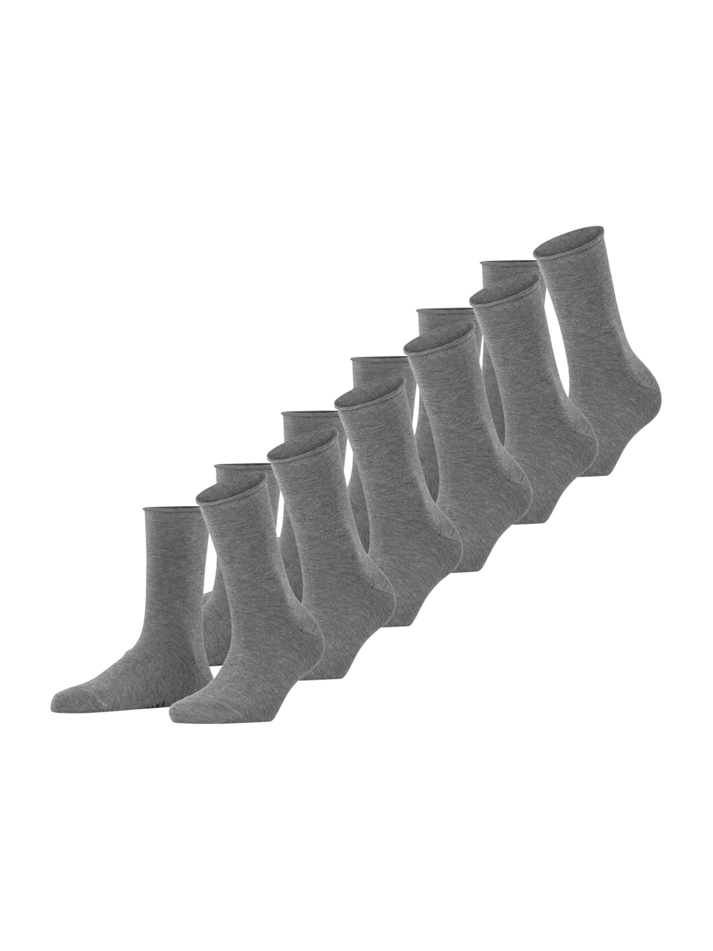 Chaussettes 'Happy Bundle' FALKE en gris : devant