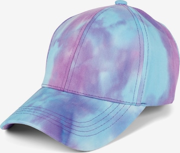 styleBREAKER Cap 'Baseballcap mit Batik Muster' in Blau: Vorderseite