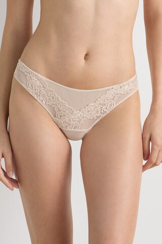 INTIMISSIMI Boyshorts 'Pretty Flowers' in Beige: front