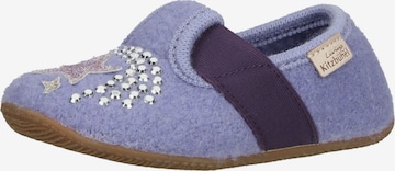 Living Kitzbühel Slippers in Purple: front