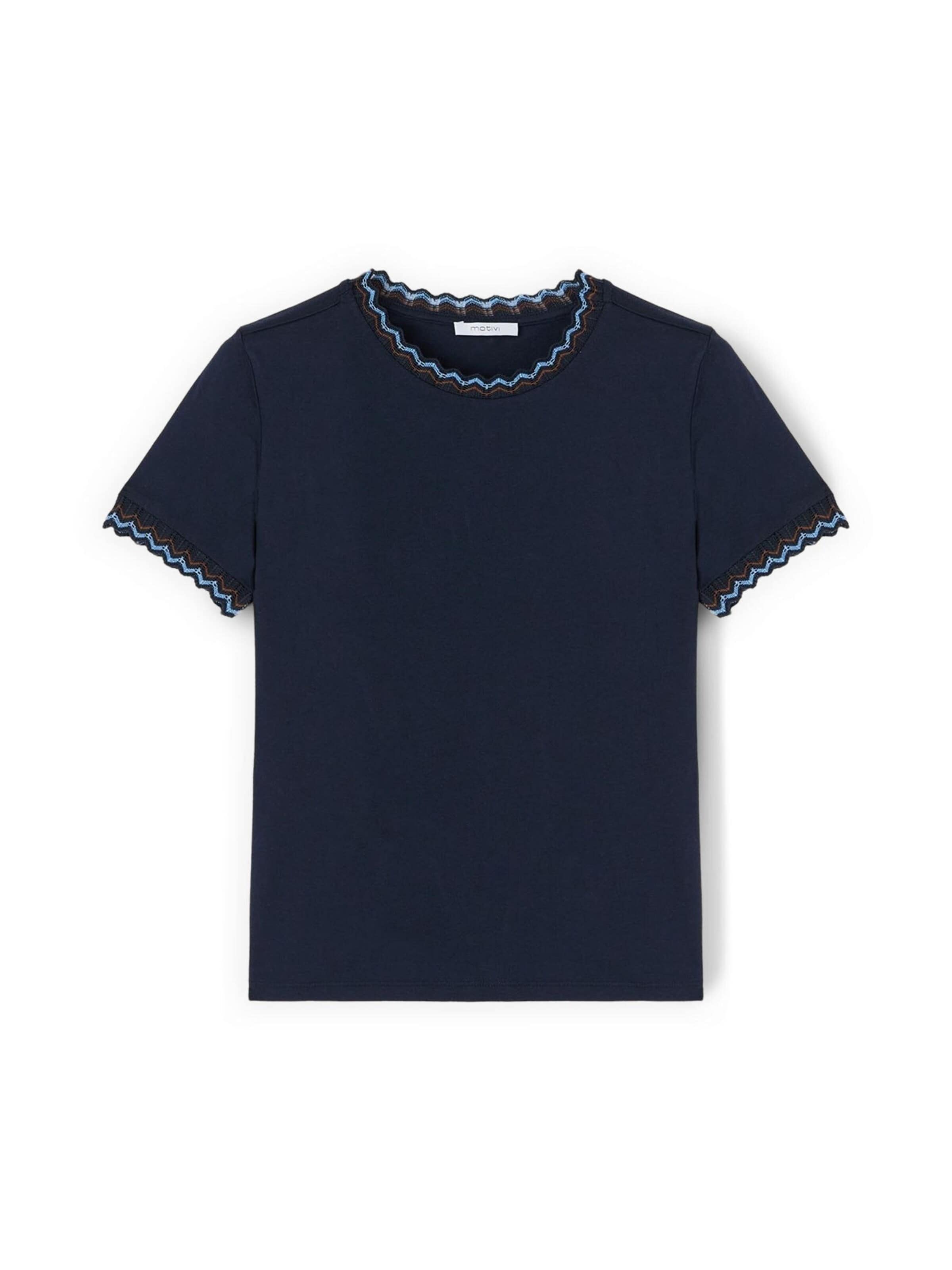 MOTIVI - Camiseta en azul: frente