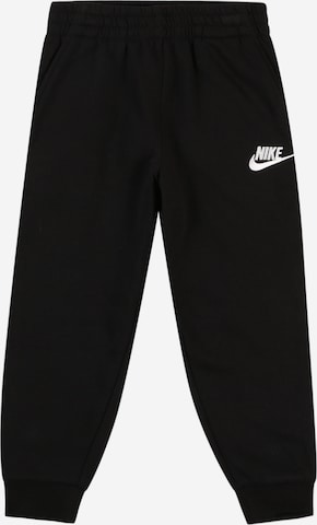 Pantalon 'Club Fleece' Nike Sportswear en noir : devant