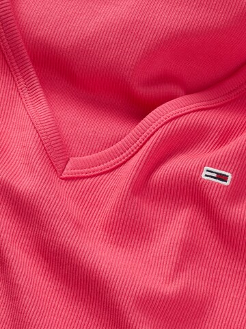 Tommy Jeans Shirt 'ESSENTIAL' in Red