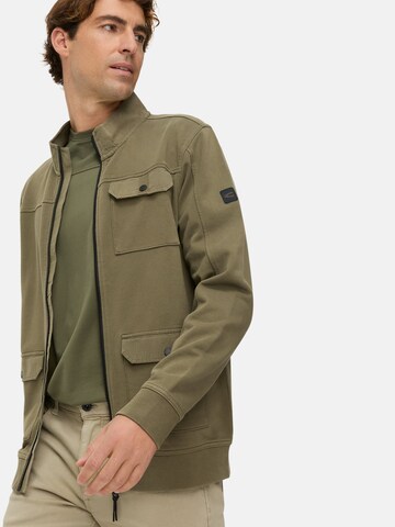 CAMEL ACTIVE Zip-Up Hoodie in Green