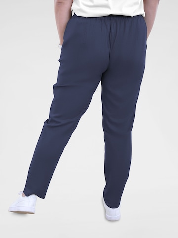 Navigazione Regular Modische Leinenhose Abby, atmungsaktiv, Schrittlänge Gr. 38 ca. 71cm in Blau