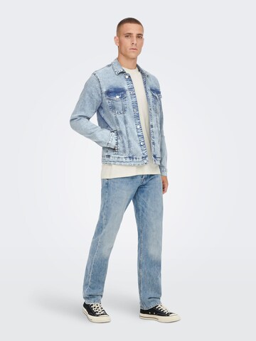 Veste mi-saison 'Coin' Only & Sons en bleu