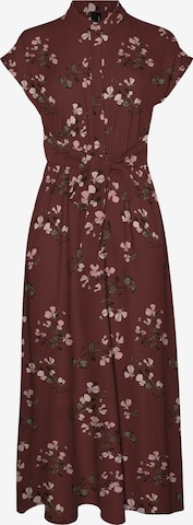 VERO MODA Платье-рубашка 'VMNEWHALLIE' в Красный: спереди