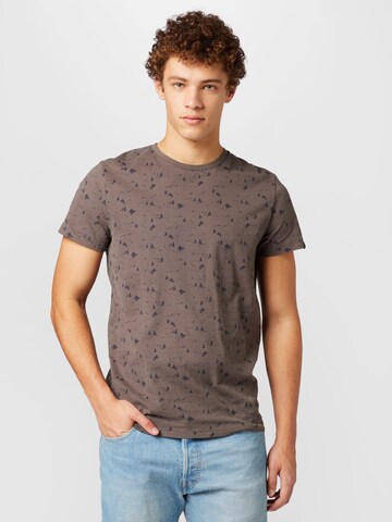Ragwear T-Shirt 'Olfie' in Braun: predná strana