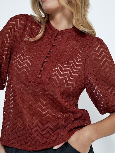 minus Chemisier 'Jeva' en marron châtaigne, Vue avec produit