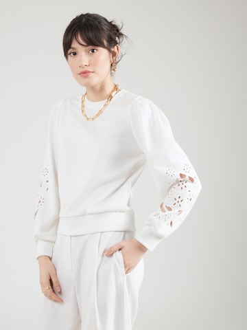 Hailys Sweatshirt 'Lo44vera' in White: front