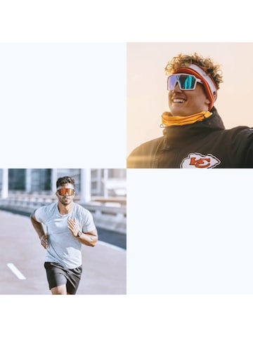 Mowmow - Gafas de sol deportivas 'MowMow Wizard Sunglasses - Sports Glasses - Photochromic Lens - Men - Women' en gris: frente