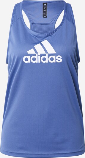 Top sportivo ADIDAS PERFORMANCE di colore blu / bianco, Visualizzazione prodotti