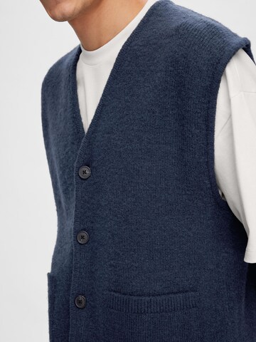 Gilet SELECTED HOMME en bleu