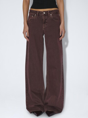 Dr. Denim Regular Jeans 'Rhue Low Wide Jeans'‌‌‌‌‌‌‌‌ in Lila