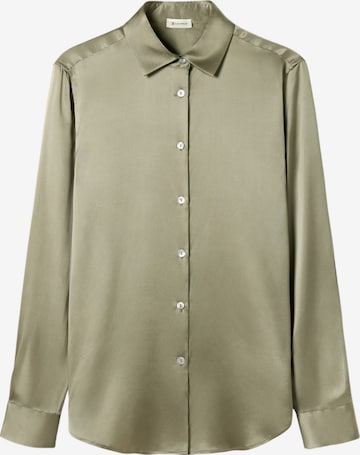 Lilysilk Bluse in Grau: Vorderseite