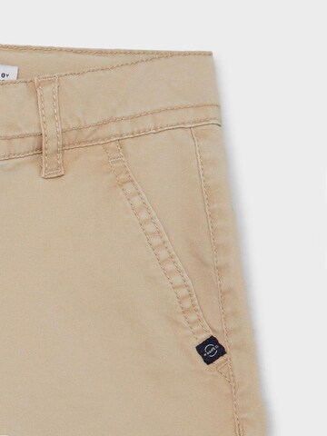 NAME IT Slim fit Trousers 'SILAS' in Beige