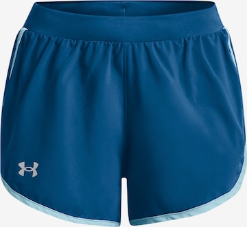 UNDER ARMOUR Skinny Workout Pants 'Fly-By 2.0' in Blue: front