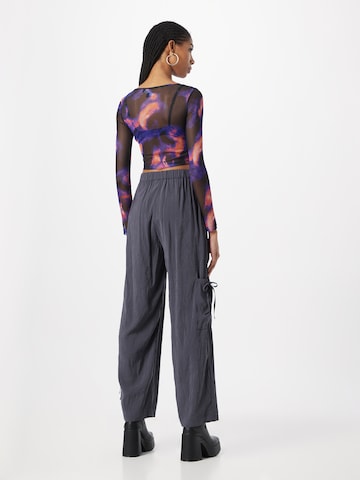 Wide leg Pantaloni cu buzunare 'Moa' de la NORR pe gri