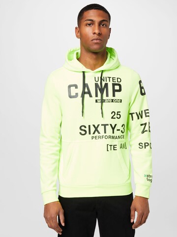 CAMP DAVID Sweatshirt in Yellow: front