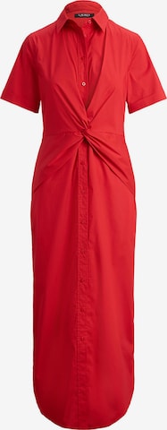 Lauren Ralph Lauren Платье-рубашка в Красный: спереди