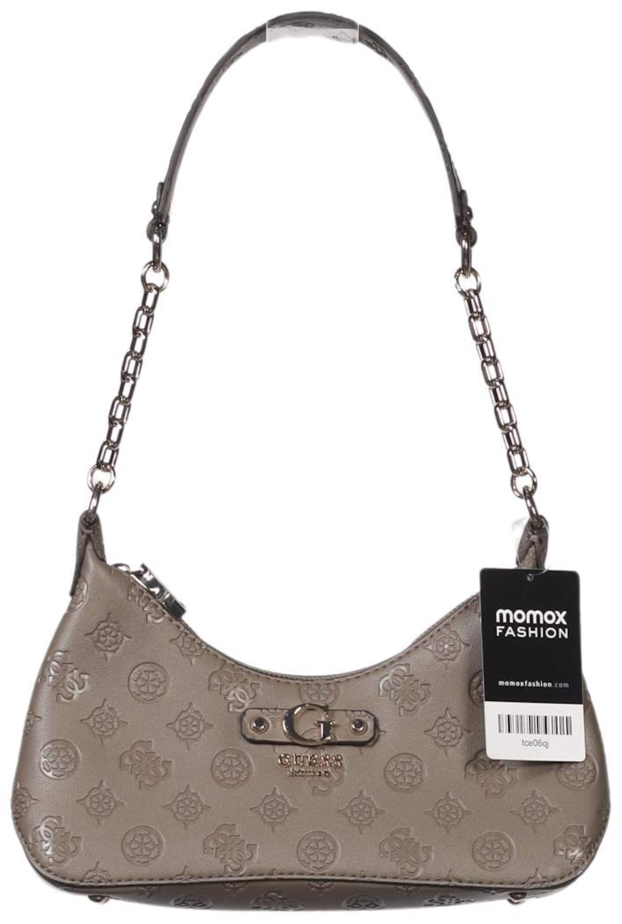GUESS Handtasche klein Leder One Size in Grau: Vorderseite