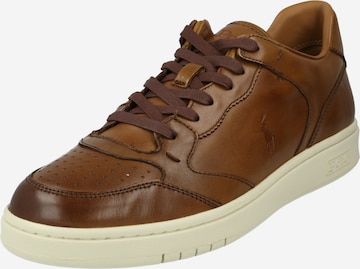 Polo Ralph Lauren Sneakers laag in Bruin: voorkant