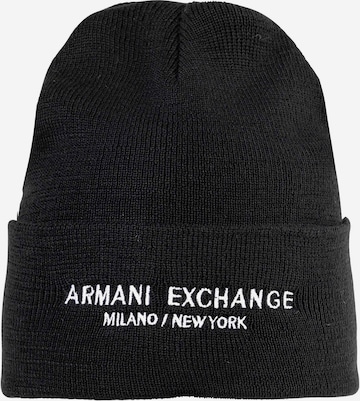 ARMANI EXCHANGE Muts in Zwart: voorkant